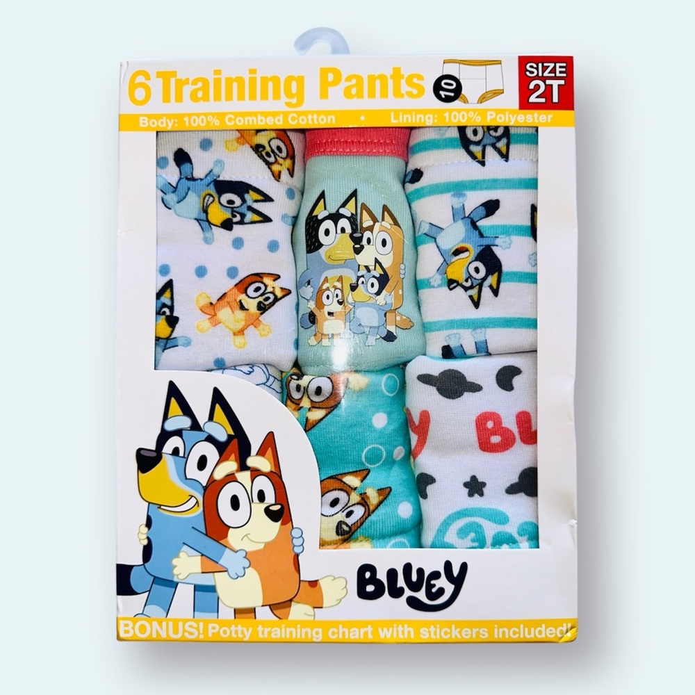 NIB Bluey Toddler Training Pants